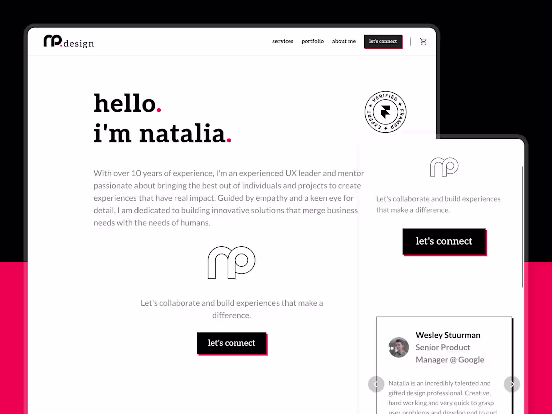 Cover image for np.design Website Design