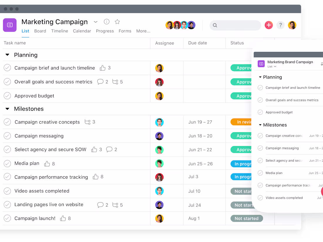 Cover image for Implementing Asana 