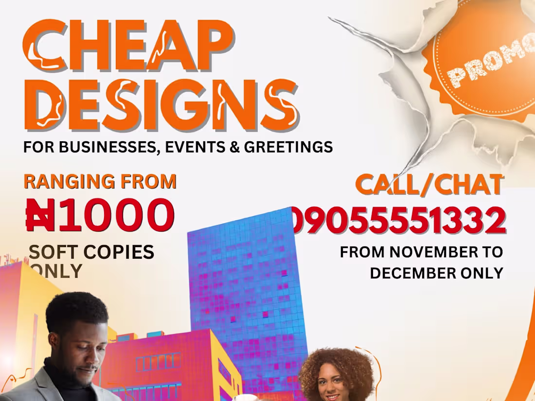 Cover image for A high resolution service ad flier