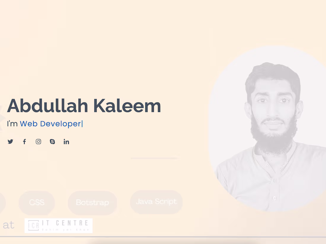 Cover image for Abdullah’s Resume Template