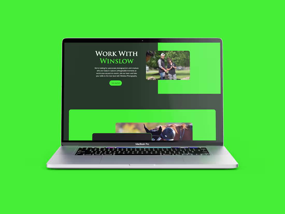 Cover image for Winslow Photography Website Redesign
