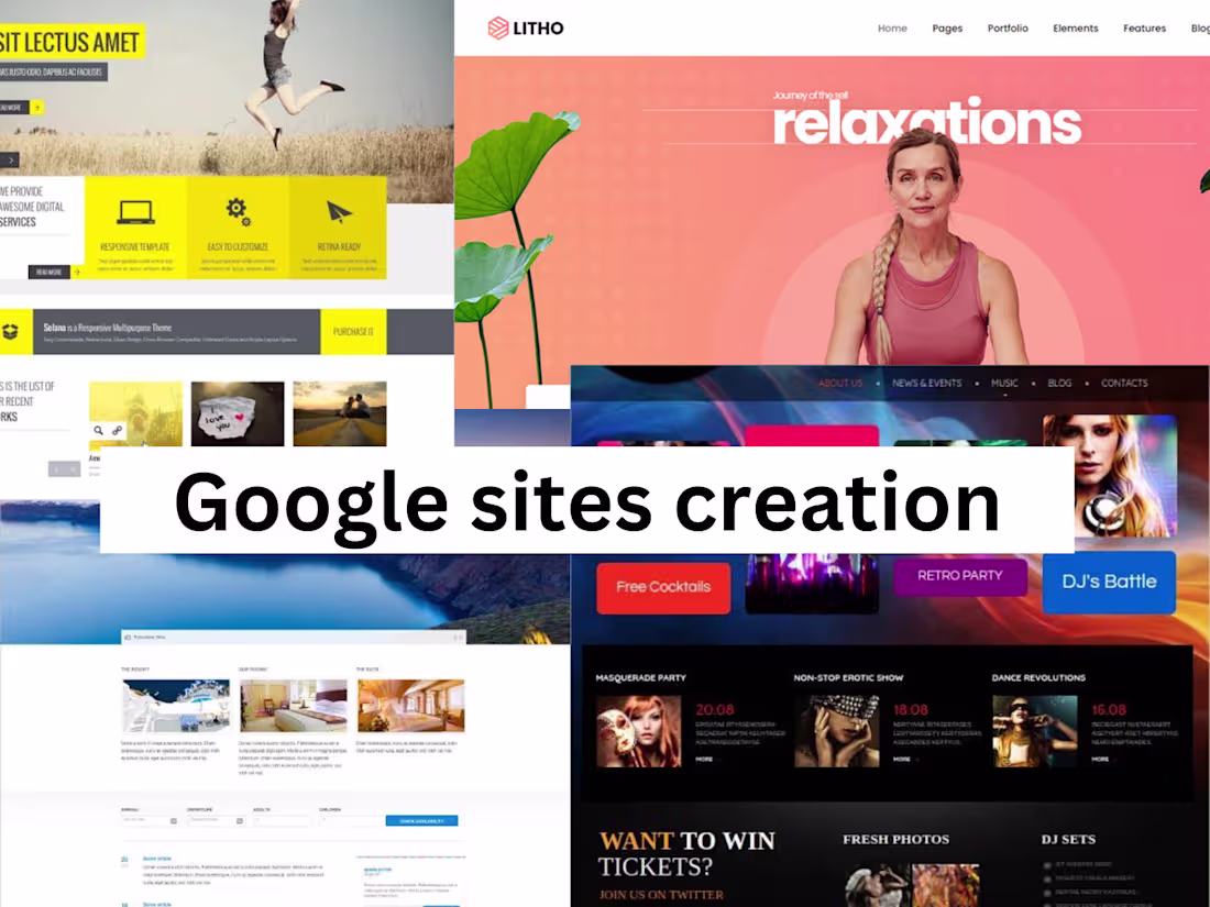 Cover image for Create professional google sites for business or personal use