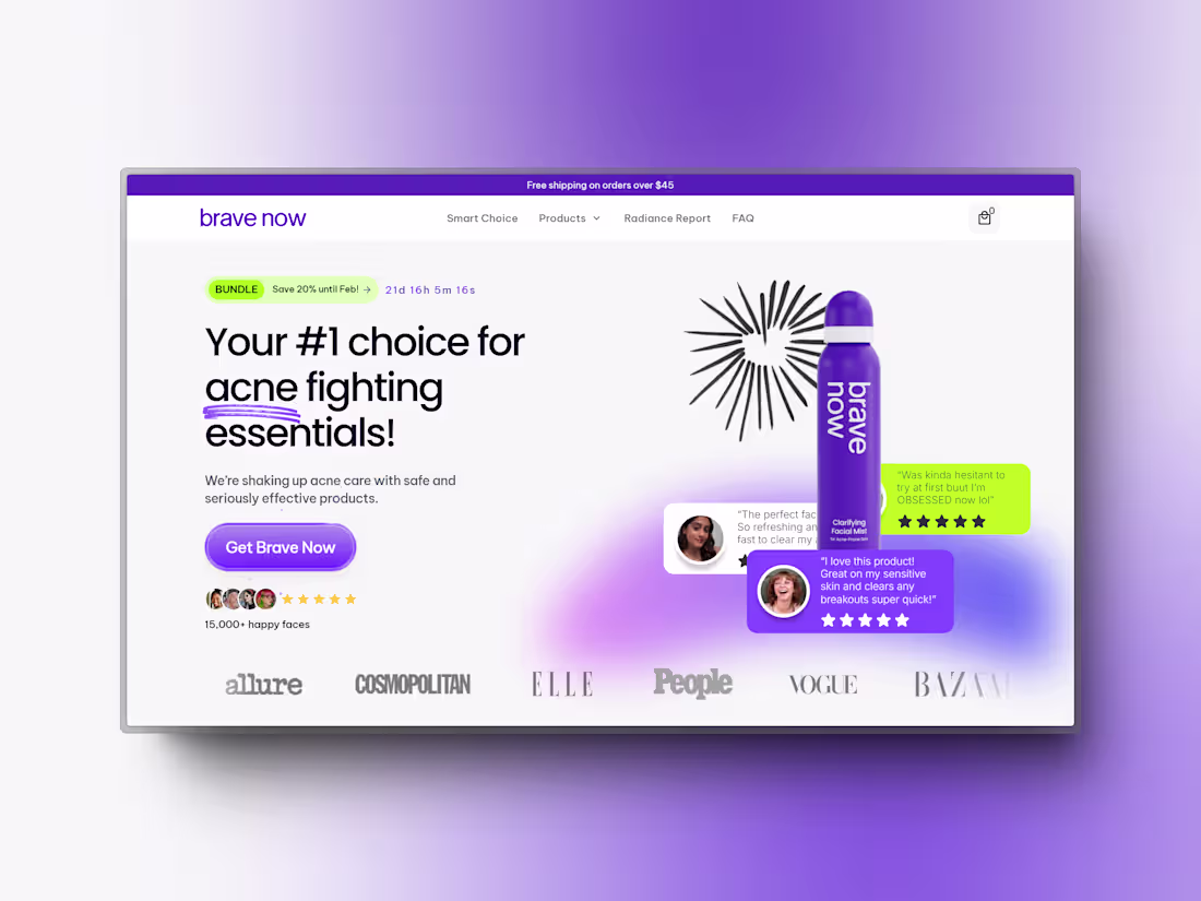 Cover image for Brave Now / E-commerce Website
