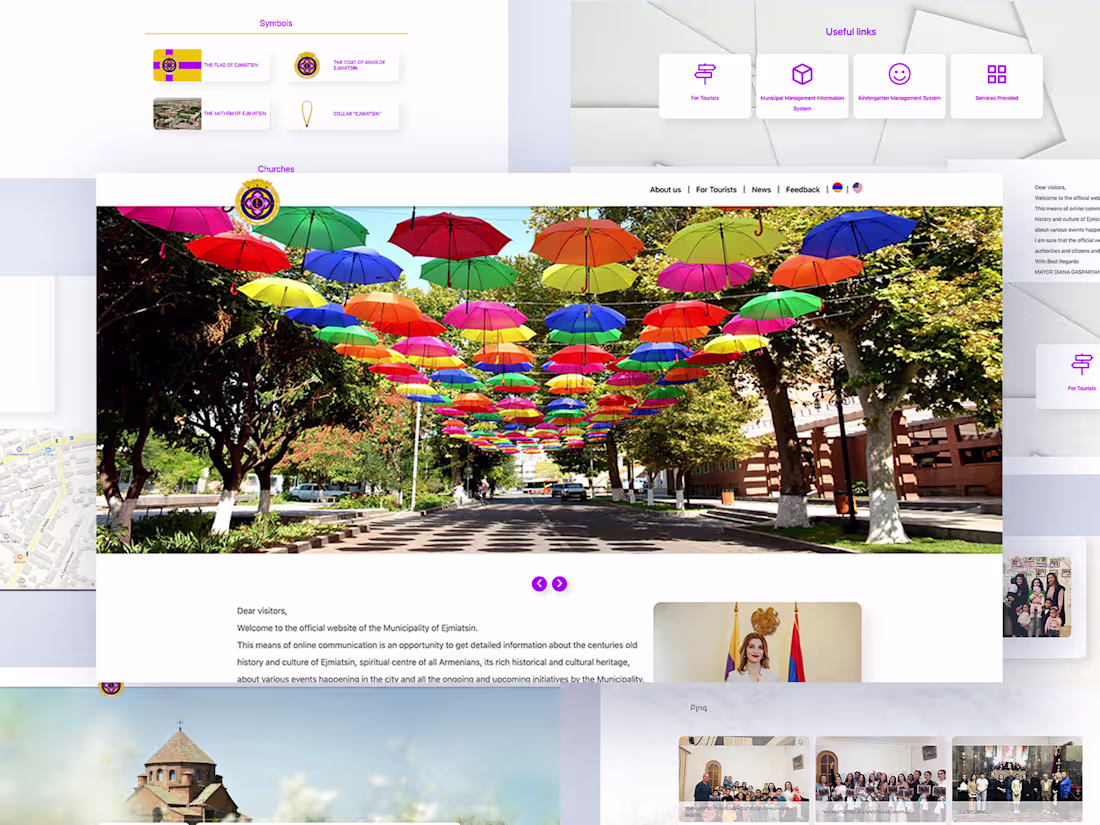 Cover image for Official website of the Municipality of Ejmiatsin