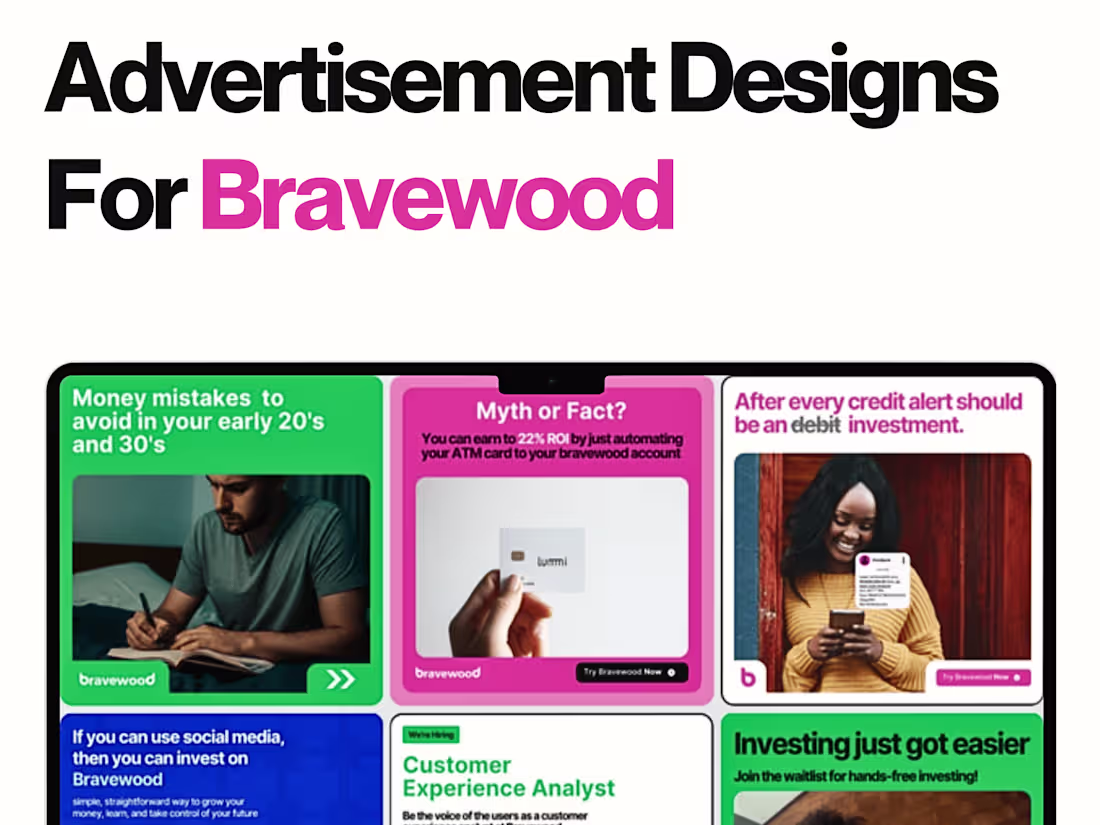 Cover image for Bravewood Social Media Design Campaign