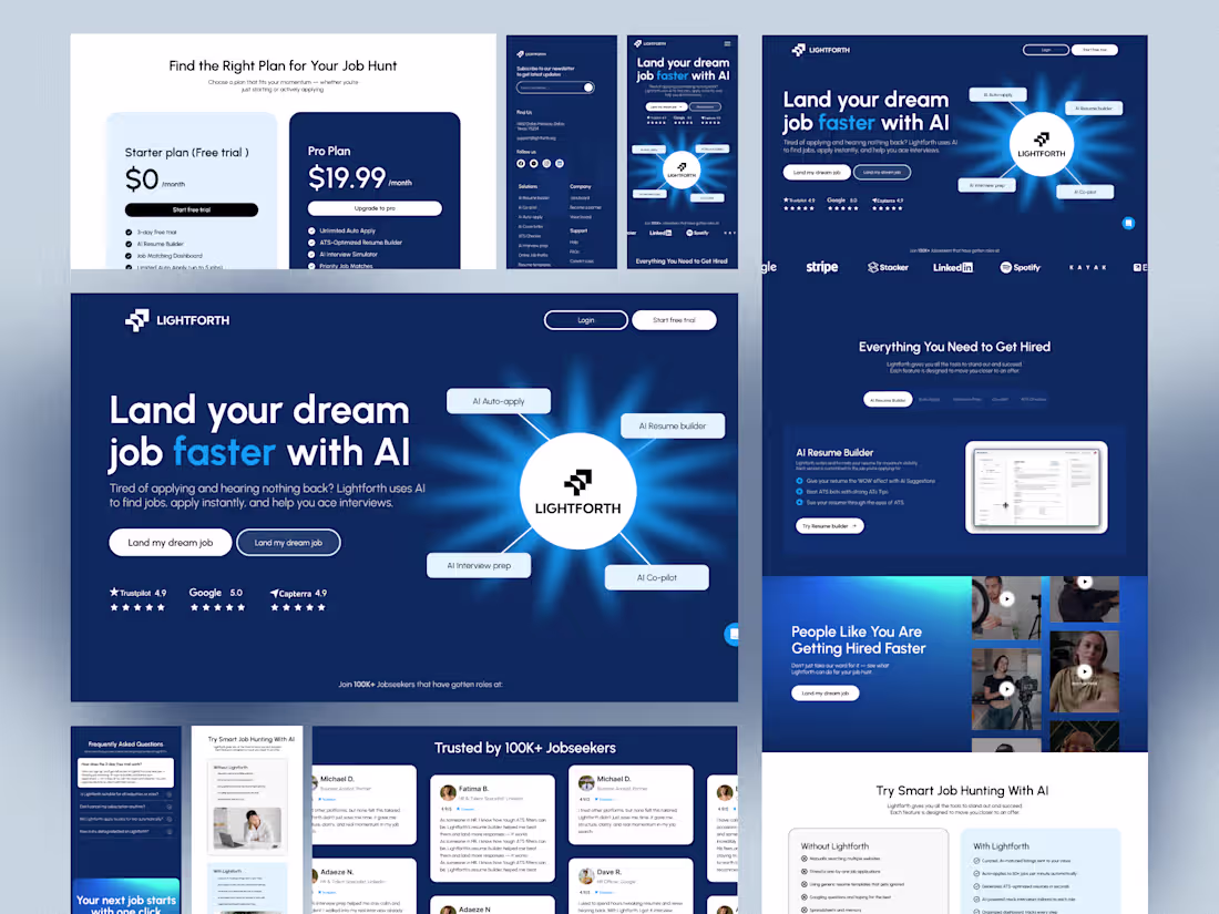 Cover image for Landing page design