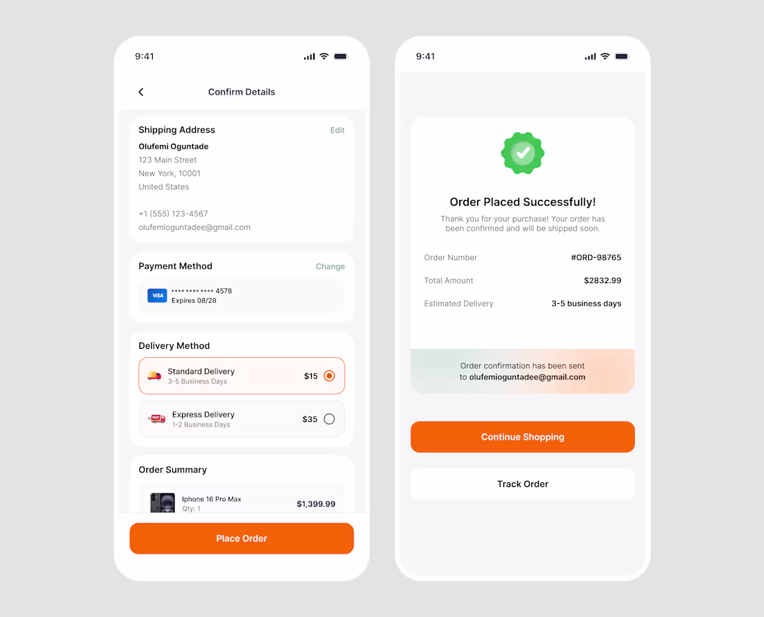 Cover image for Confirmation screen sitting clean! 