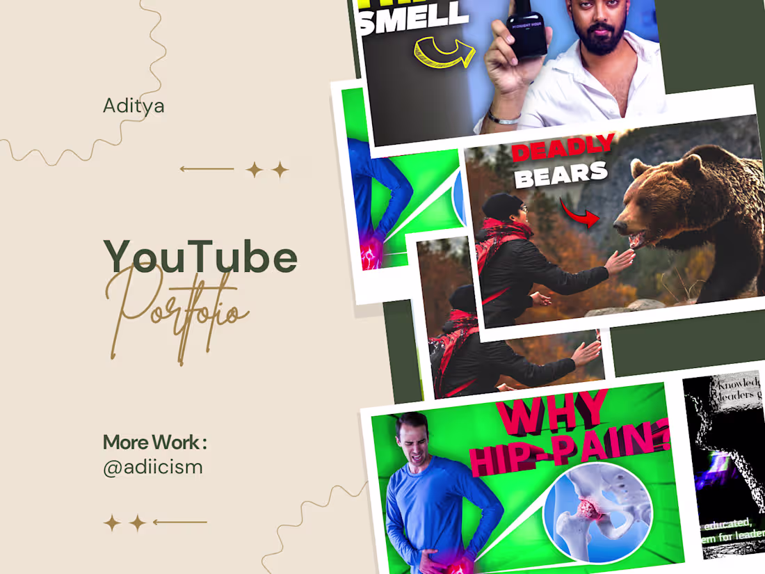 Cover image for YouTube Thumbnail Design