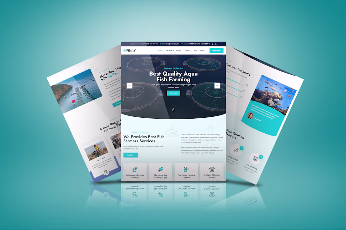 Cover image for FINNY - Premium Aquaculture Brand