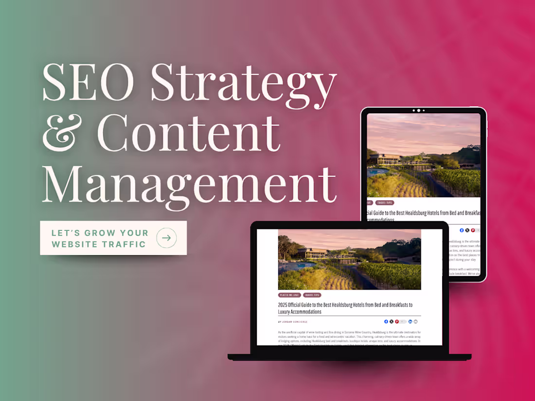 Cover image for SEO Strategy & Content Management