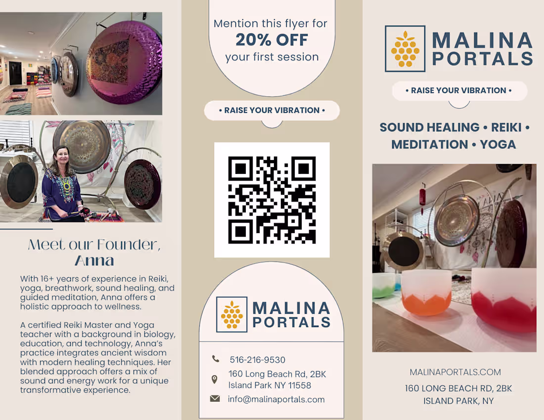 Cover image for Tri-Fold Brochure - Wellness Studio