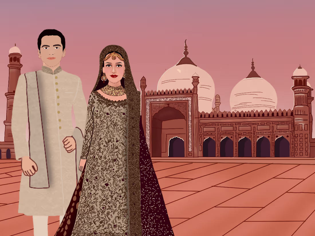 Cover image for A WEDDING DAY ILLUSTRATION