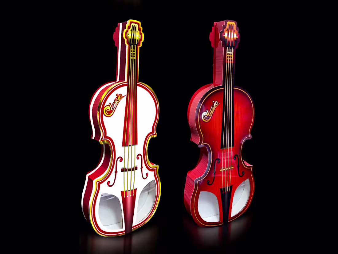 Cover image for Violin Shaped Premium Packaging Design
