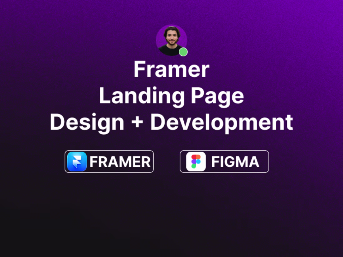 Cover image for Framer Landing Page Design & Development