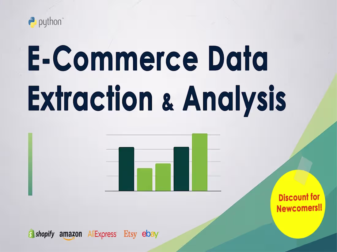 Cover image for E-commerce product data scraping for price monitoring & analysis