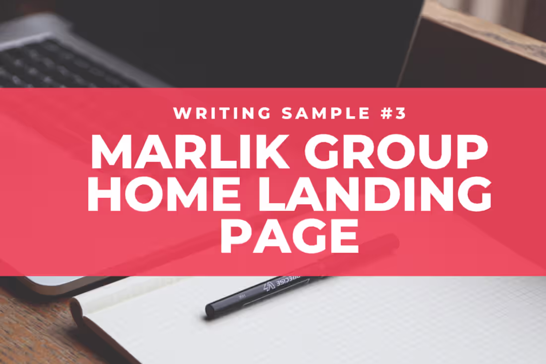 Cover image for Marlik Group: Your Toronto SEO Expert – HOME Landing Page