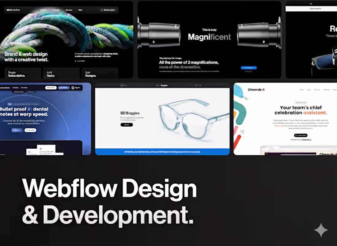 Cover image for Webflow Design & Development.