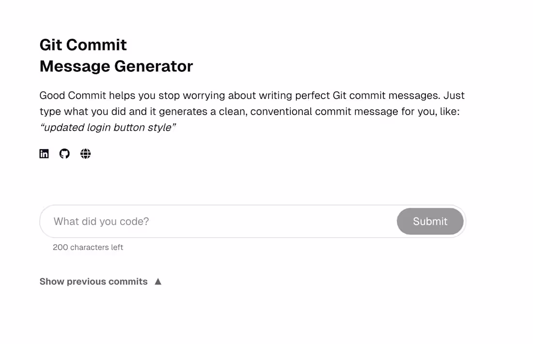 Cover image for Good Commit - generate conventional friendly commit messages
