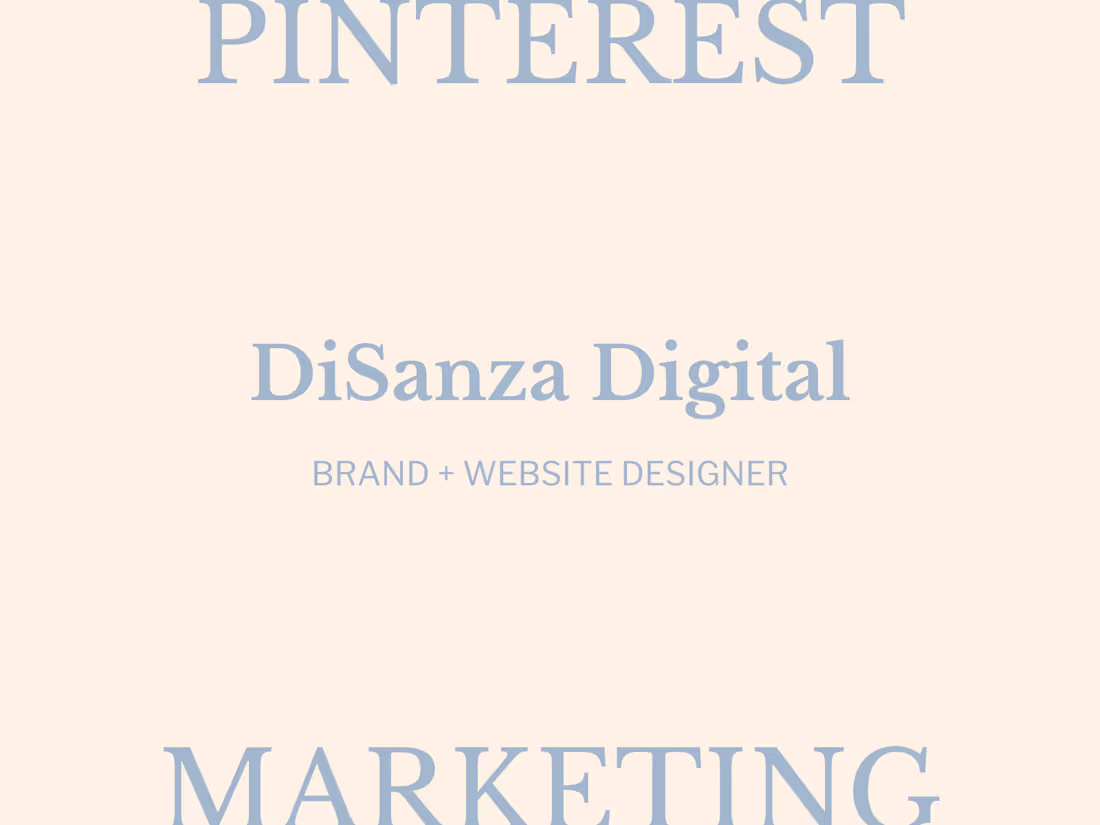 Cover image for Pinterest Marketing for Brand and Website Designer