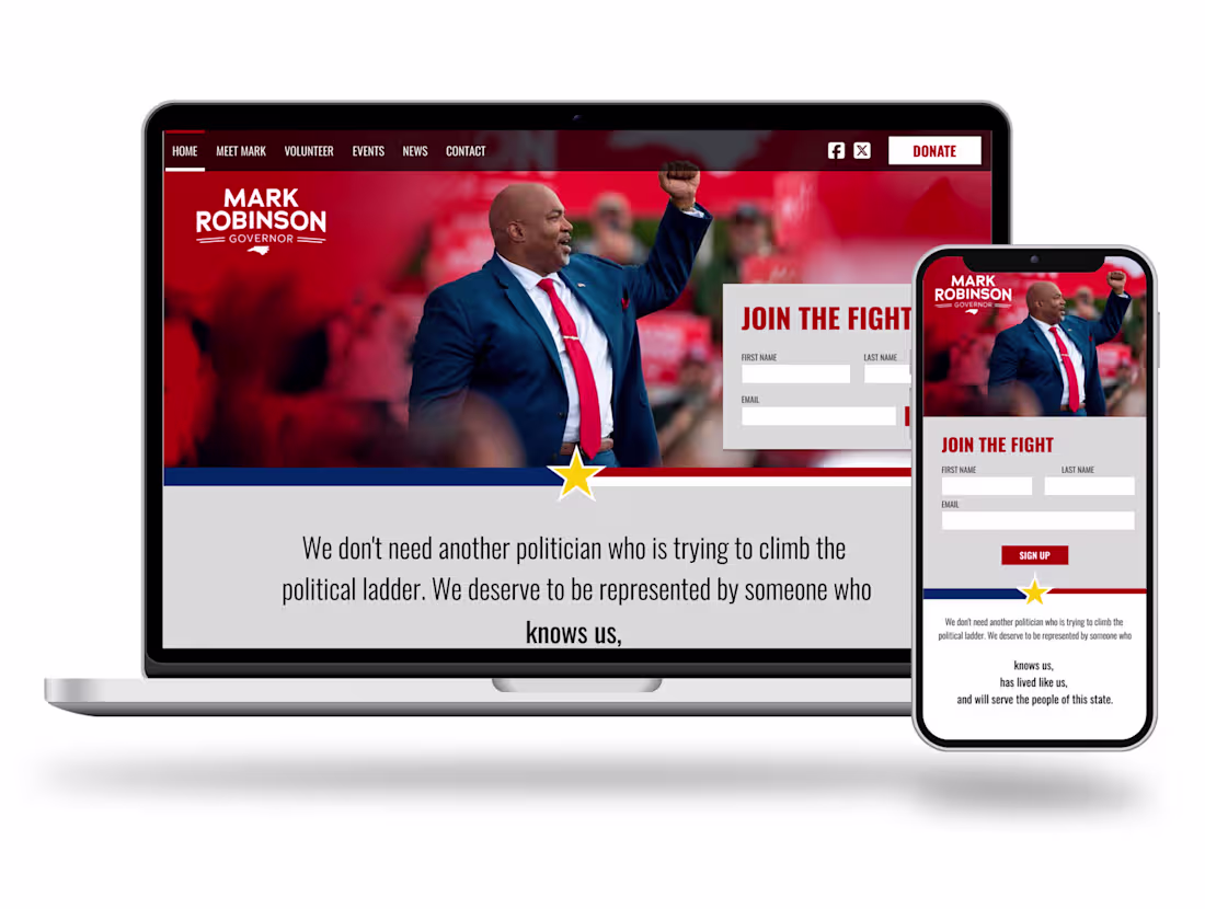 Cover image for Mark Robinson Campaign