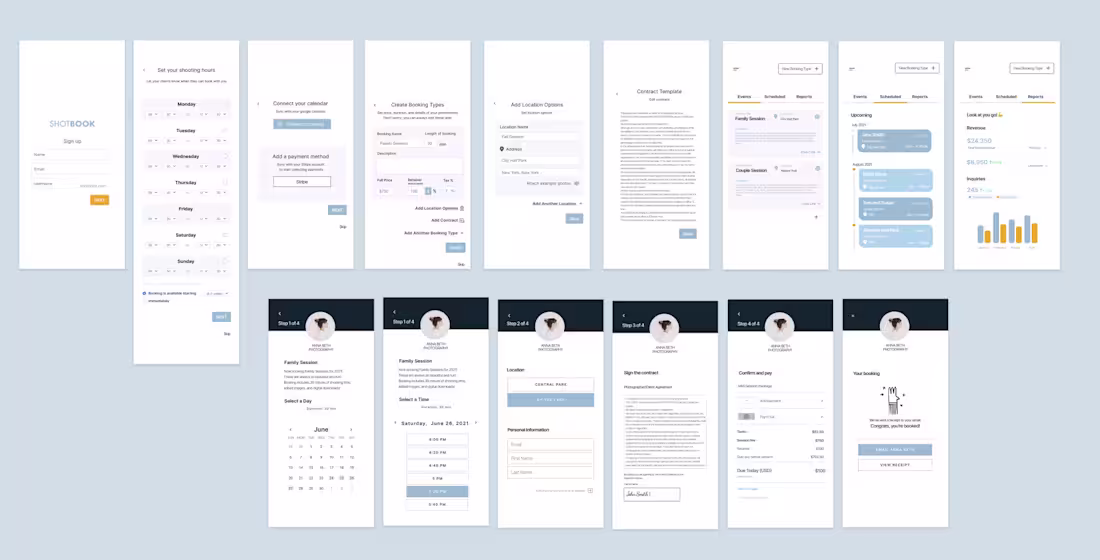 Cover image for ShotBook App Design Project