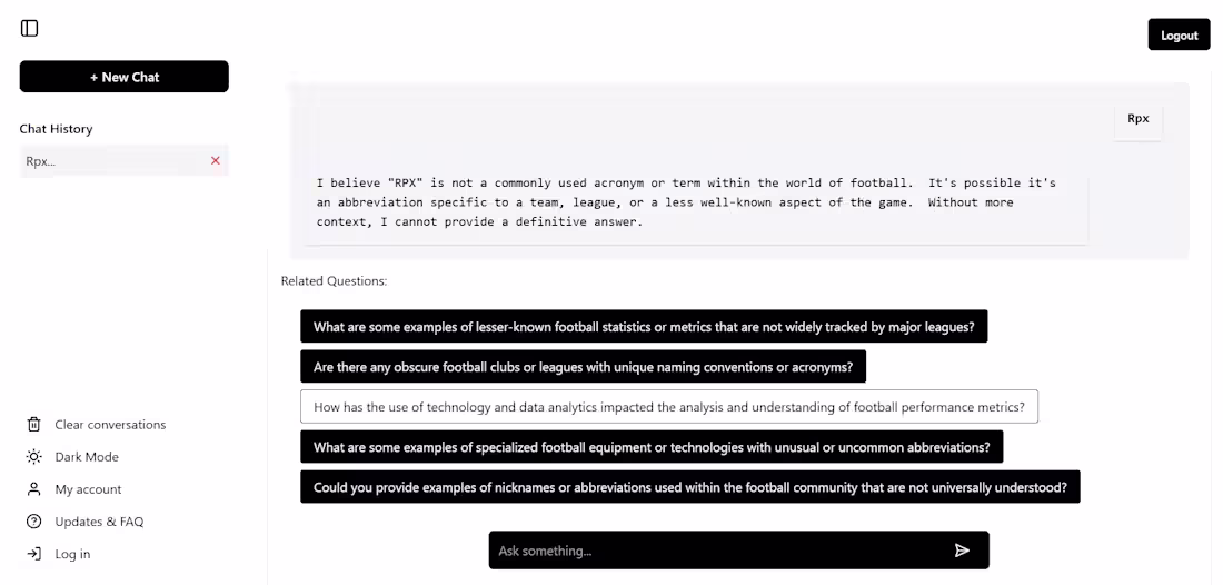 Cover image for SmartFoot – AI-Powered Football Chatbot with Live Match Stats