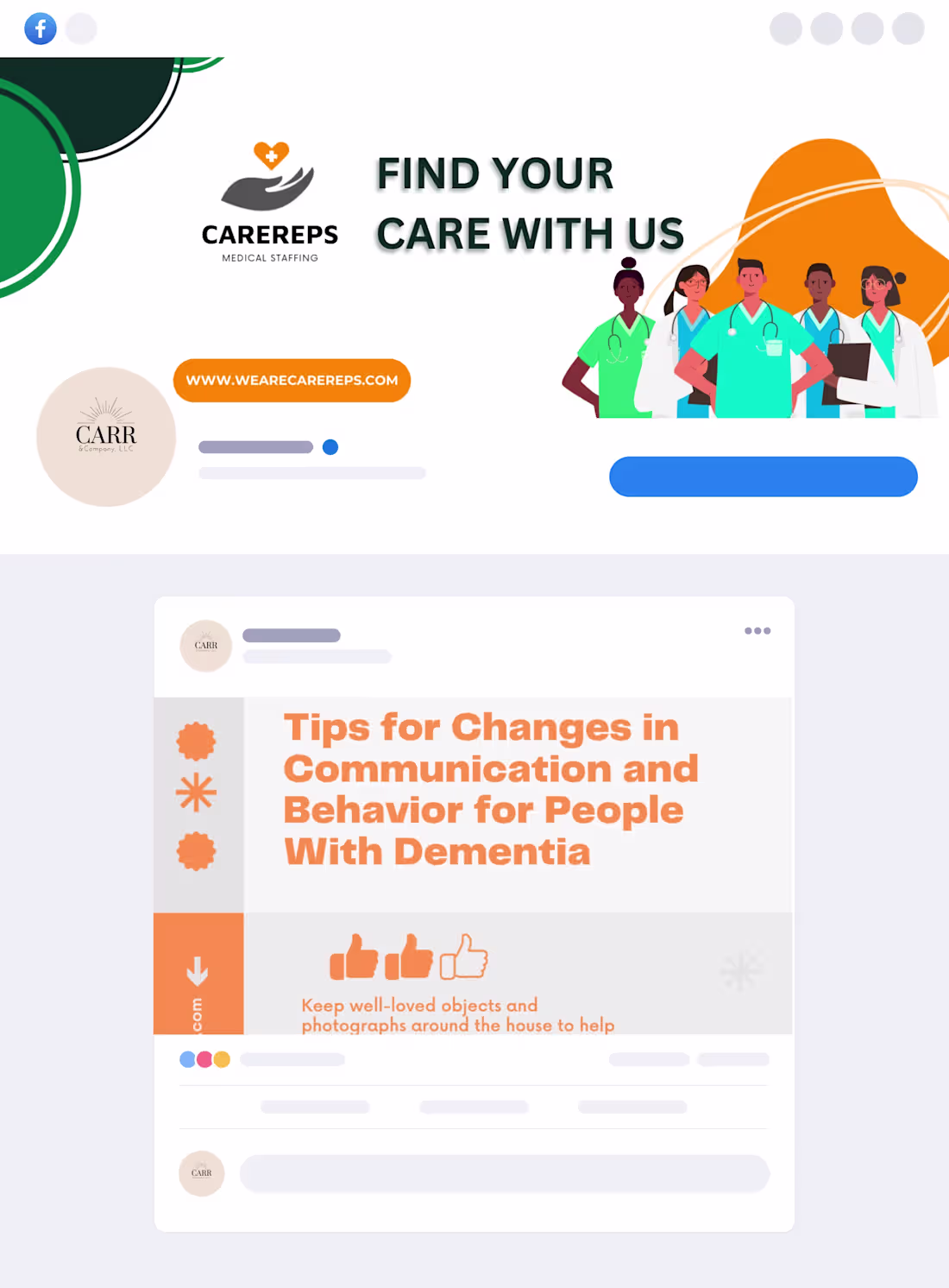 Cover image for Social Media Marketing for Healthcare Staffing Company