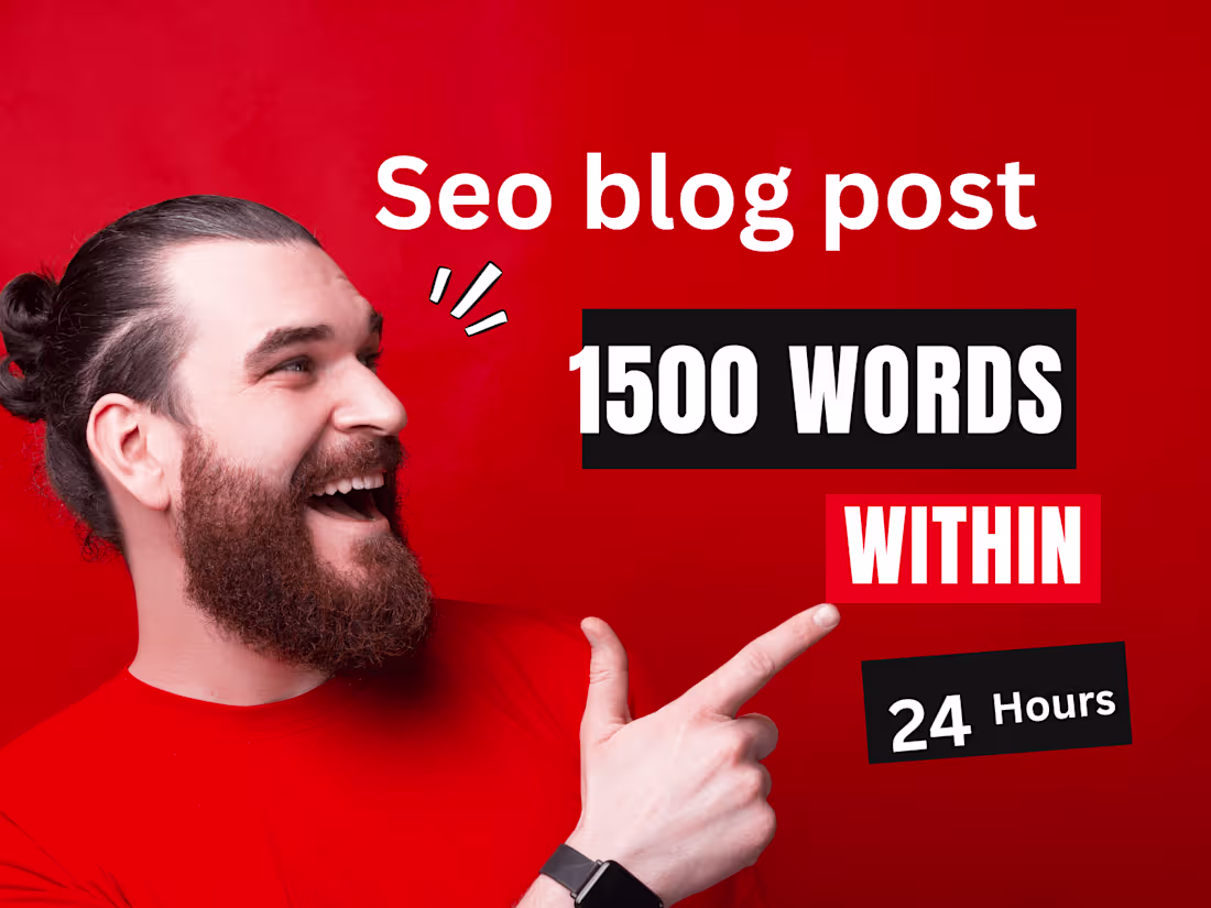 Cover image for I will be your SEO articles and blog posts writer