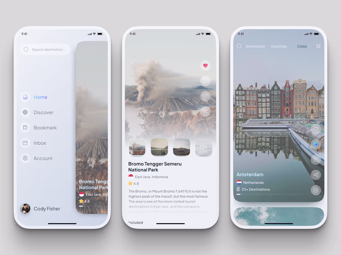 Cover image for Tour & Travel App Design Save it for your inspo 👌🏻 More de...
