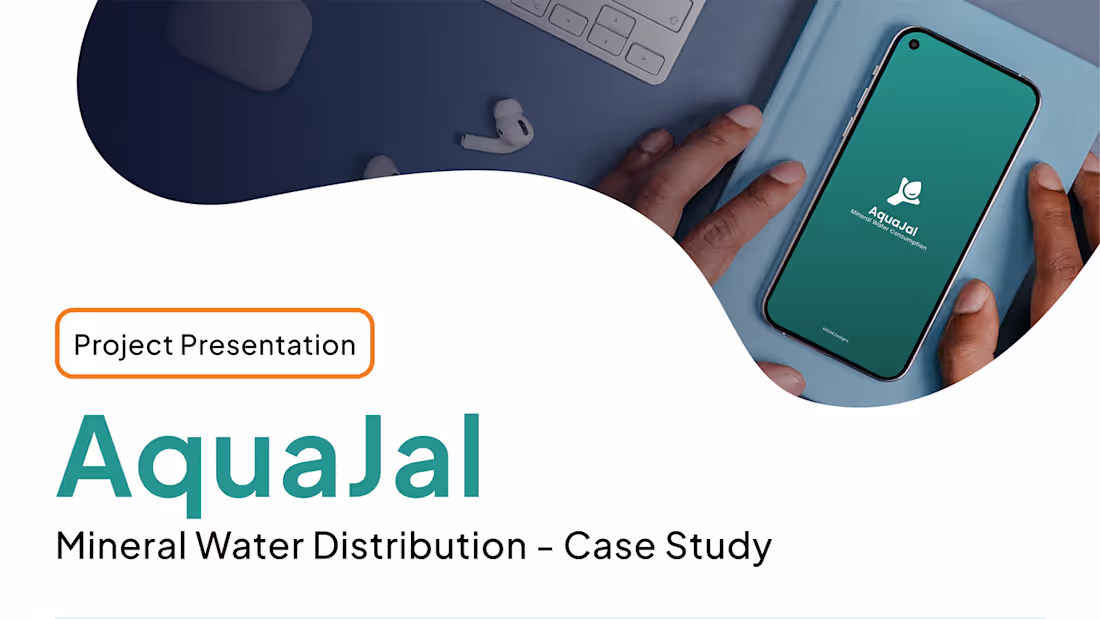 Cover image for AquaJal - Mineral Water Distribution: Behance