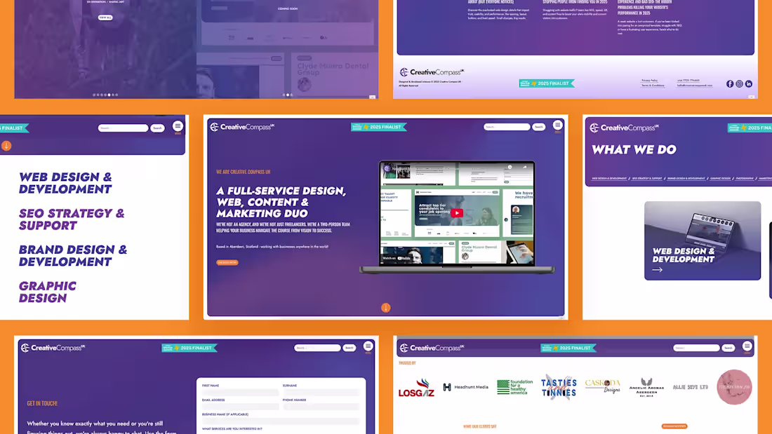 Cover image for Brand & Web Development for Creative Compass UK