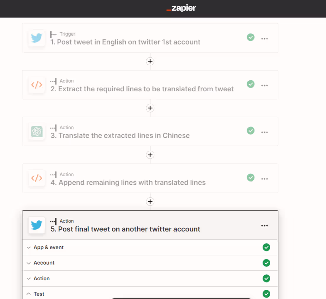 Cover image for Translate Tweet, and post from one account to another