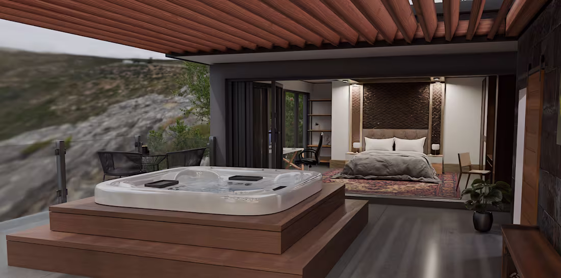 Cover image for Cliffside Master Suite with Private
