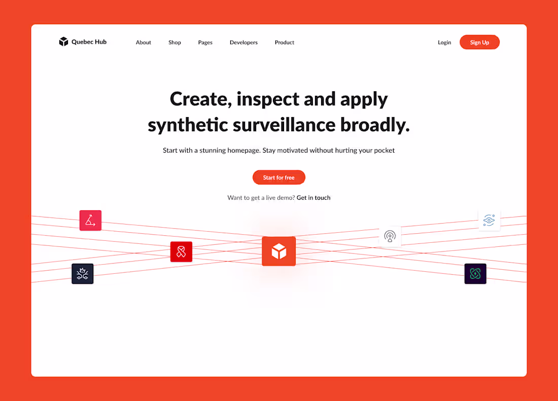 Cover image for SaaS Landing Page Design
