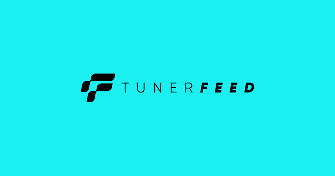 Cover image for TunerFeed Logo, Branding, UI/UX & Web Design