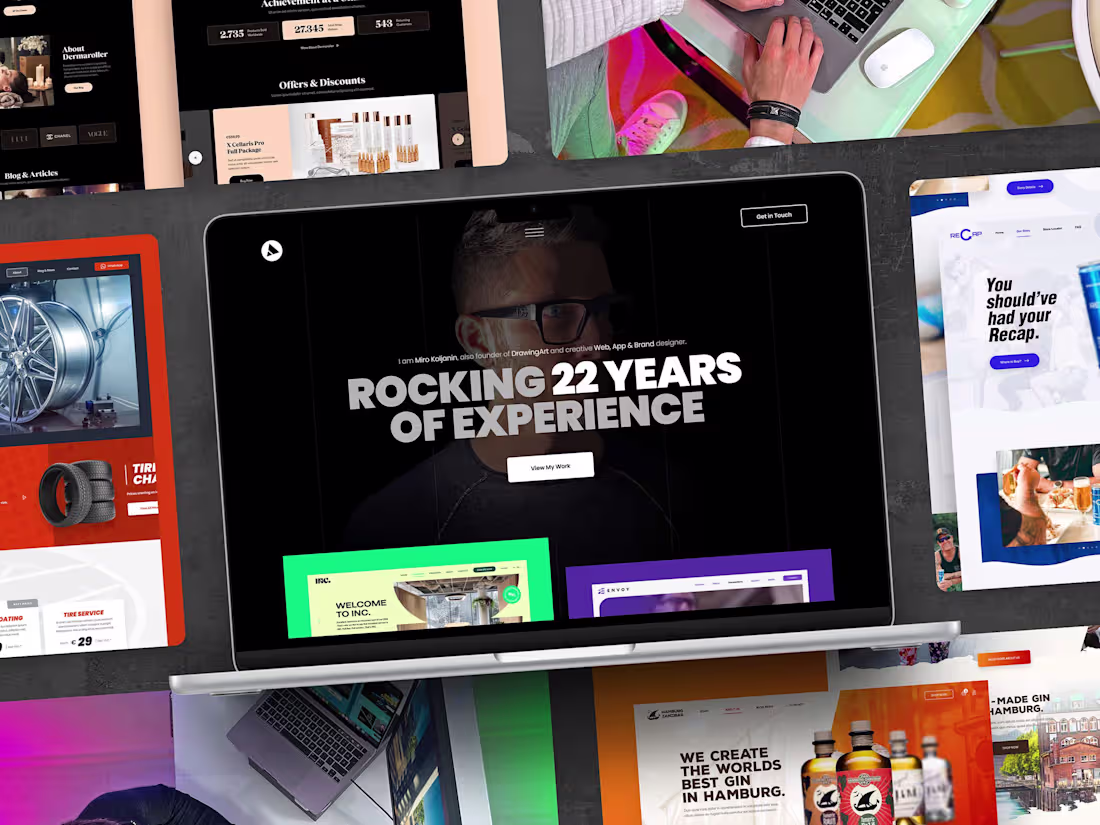 Cover image for Web Design - A journey of carefully crafted designs!