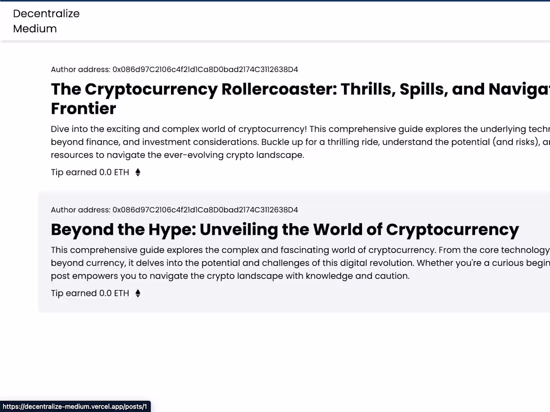 Cover image for Decentralize Medium
