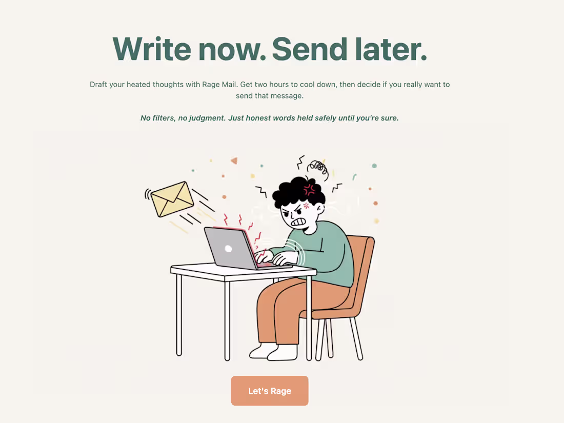 Cover image for RageMail: A calmer way to handle impulsive emails