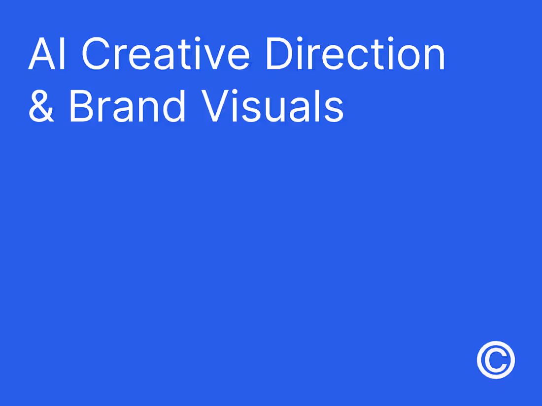 Cover image for AI Creative Direction & Brand Visuals