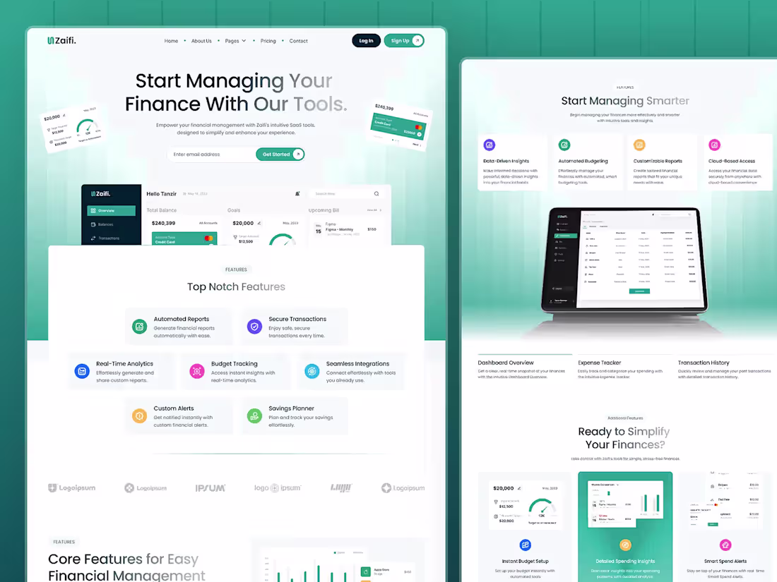 Cover image for Zaifi – Smart Financial Management Platform