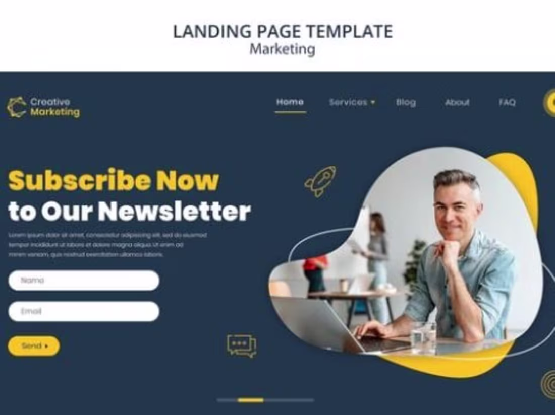 Cover image for We help you bring your services to life with lit😘 landing page 