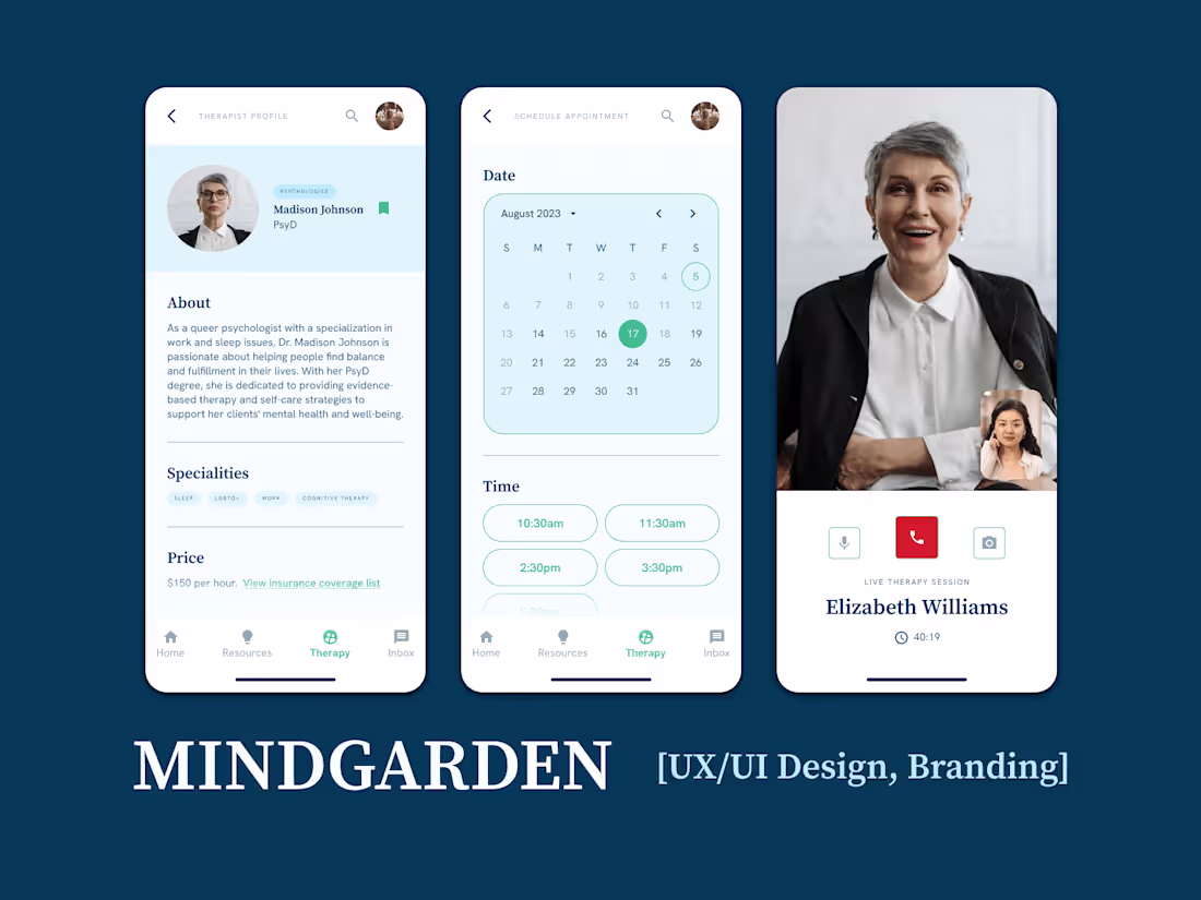 Cover image for MindGarden [UX/UI Design, Branding]
