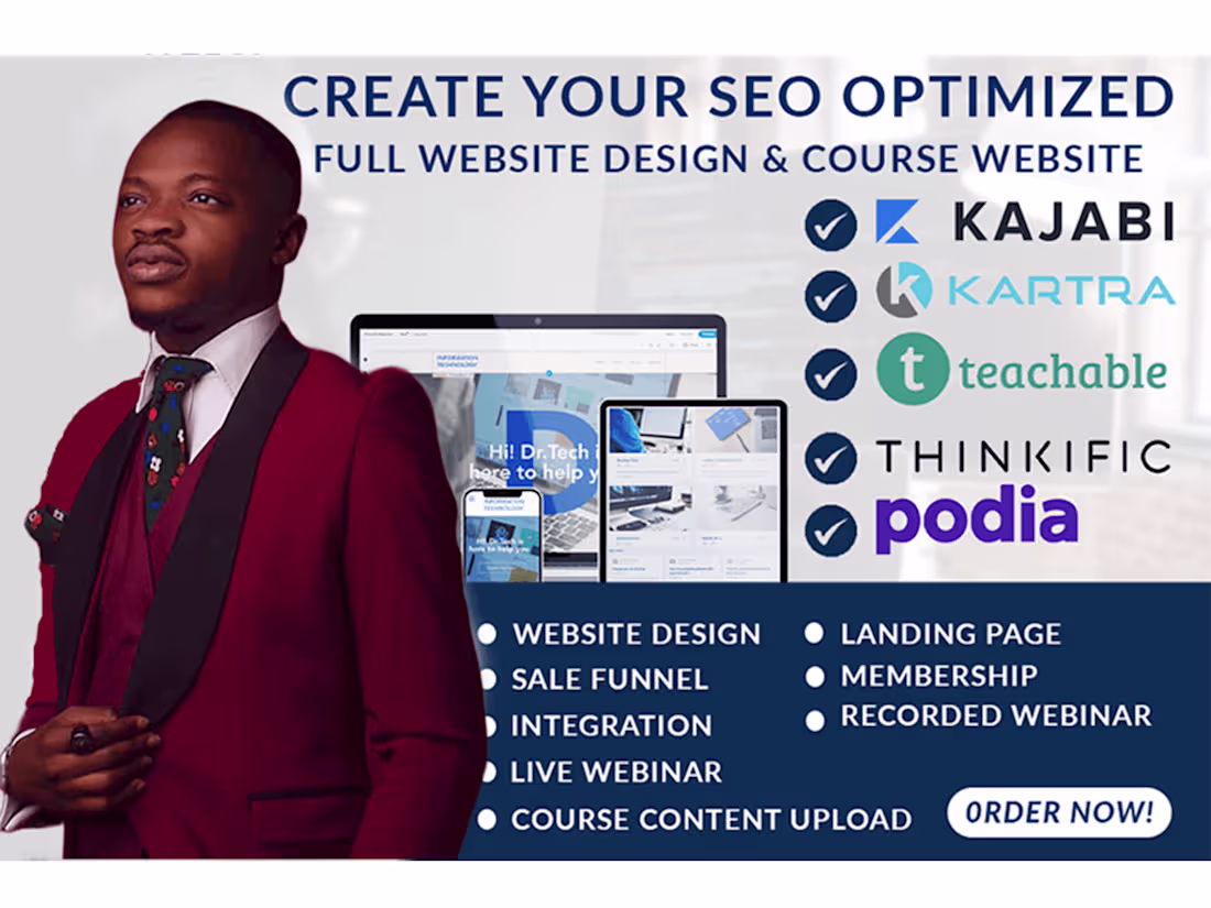 Cover image for I will Design a SEO, modern website for your brand's personality