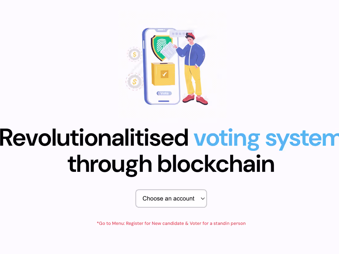 Cover image for 
Blockchain-Based Voting DApp: with Ganache