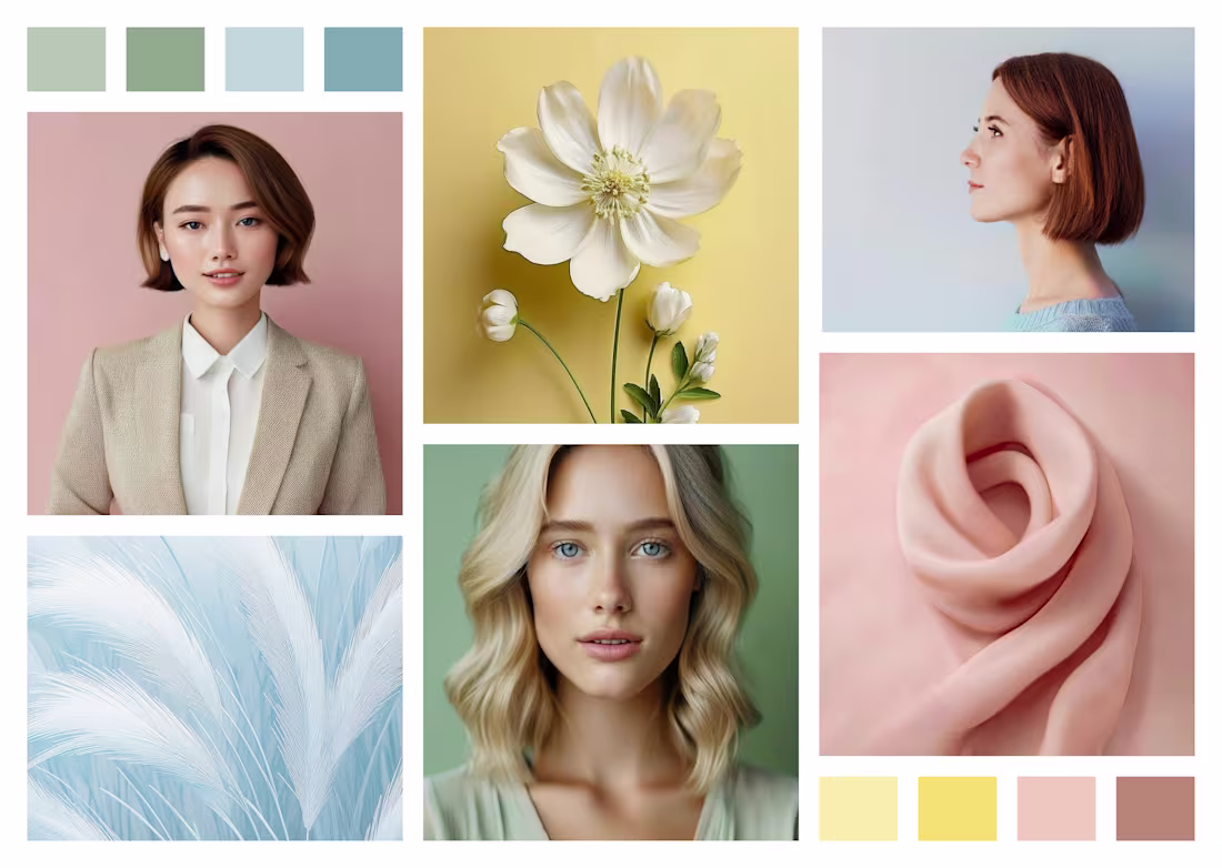 Cover image for Élan Couture spring fashion mood board