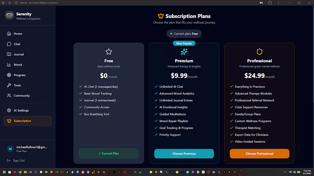 Cover image for a wellness ap wit mood