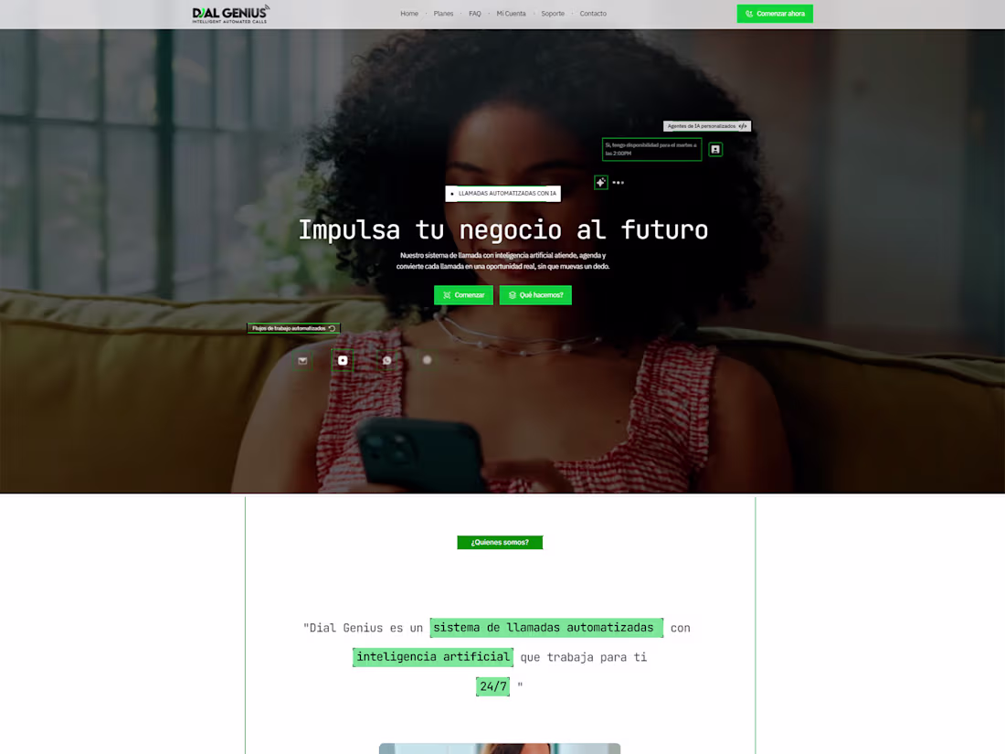 Cover image for Dial Genius — Company Website Design
