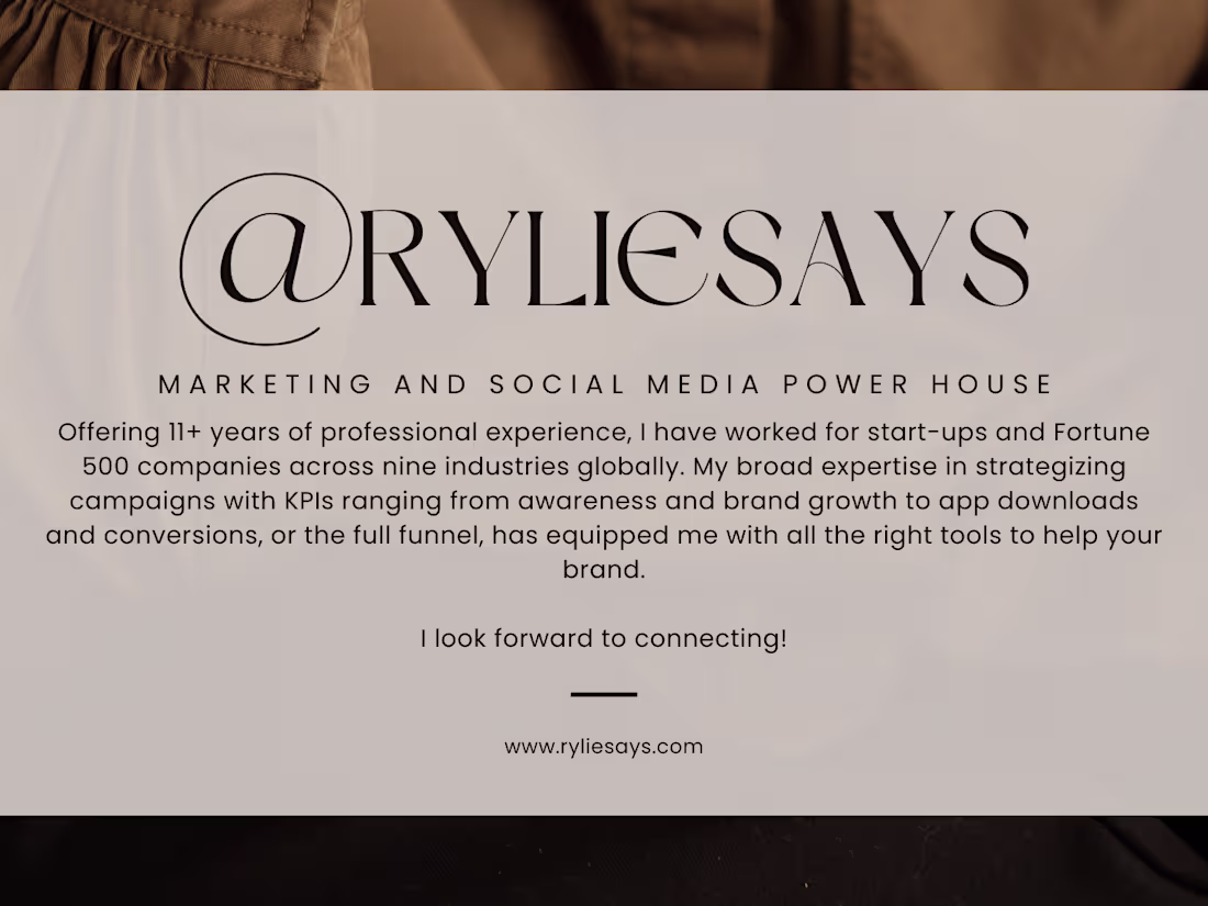 Cover image for Detail-oriented Social Media Manager with 11+ yrs of experience