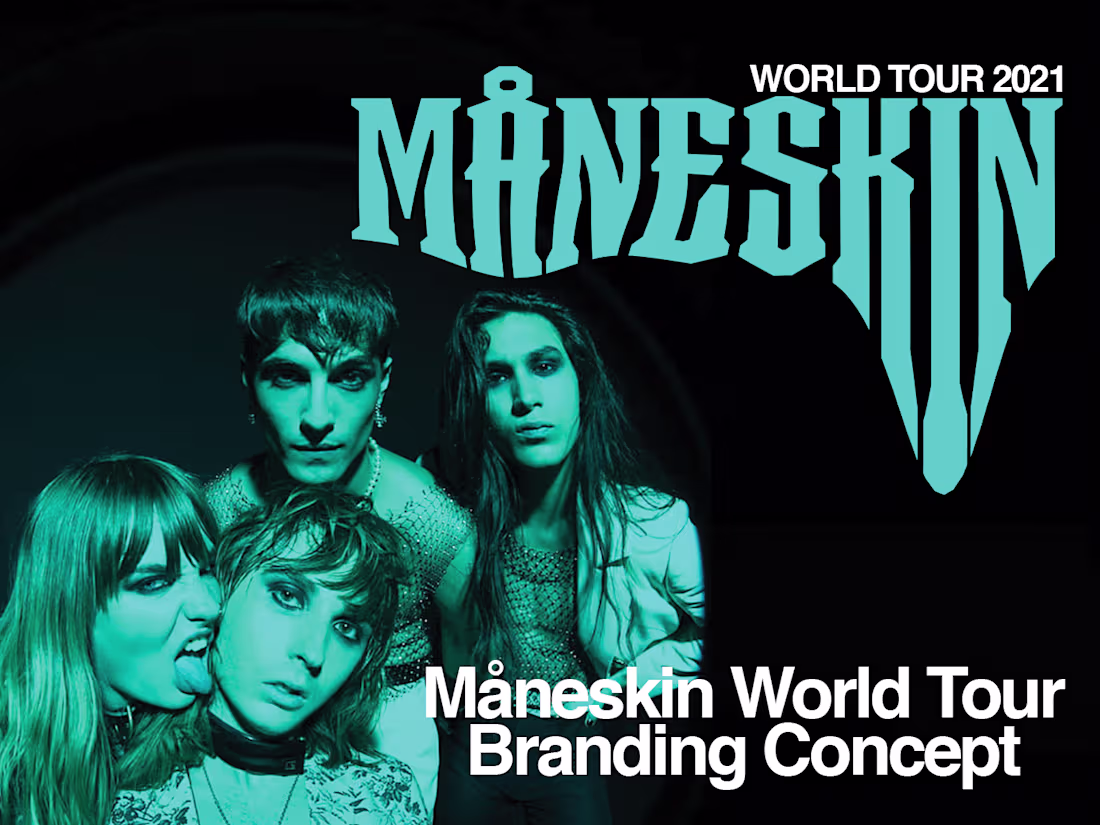 Cover image for Måneskin Tour | Concept
