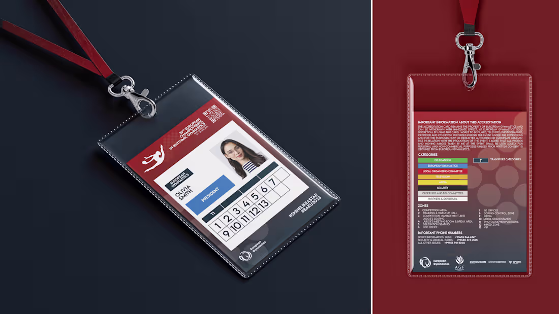 Cover image for Accreditation/Identity card